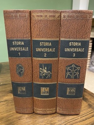 Universalgeschichte IEM Istituto Editoriale Moderno Milano 1967 IV RIST. 3 Bände