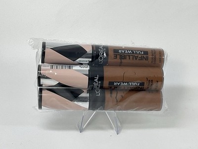 L'Oreal Paris Infallible Full Wear Waterproof Matte Concealer 420 Cocoa, 3 PACK
