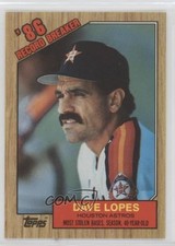 1987 Topps Record Breaker Tiffany Davey Lopes Dave Lopes #4 0b3