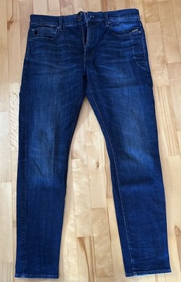 G-Star RAW Lancet Skinny Jeans Herren W36 L34 Dunkelblau Stretch Denim Hose