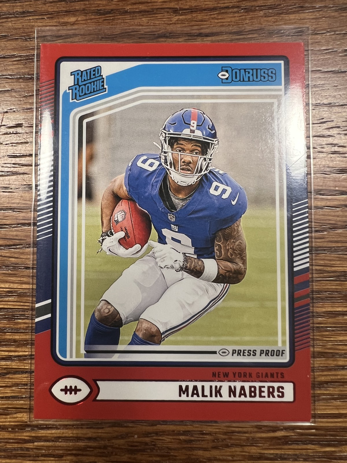 2024 Donruss #383 Malik Nabers Press Proof Red