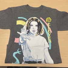 Stranger Things Eleven Jane Grey Graphic T-Shirt Small
