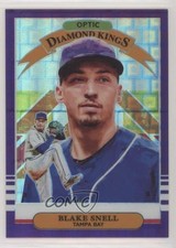 2019 Donruss Optic Diamond Kings Purple Pandora Prizm 63/99 Blake Snell #3 8k4