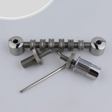 Stainless Steel Space Control Adjustable Roller Guitar Bridge