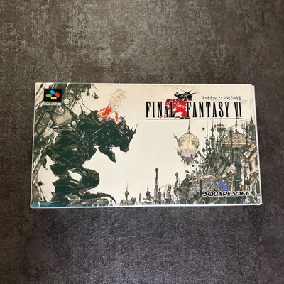 Final Fantasy VI 6 SFC Japanese version IN BOX JAPAN | eBay