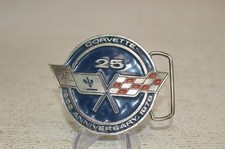 Vintage 1978 Corvette 25 Anniversary Belt Buckle