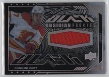 2023-24 SPx UD Black Obsidian Rookie Jerseys 21/149 Connor Zary #ORJ-CZ x2o