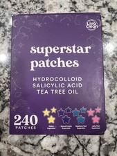 Star Pimple Patches for Face Hydrocolloid, Salicylic Acid Tea Tree 240 Exp2027