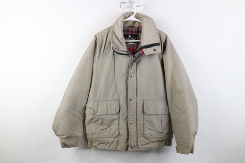 Brooks Brothers, Vintage 70s Golden Fleece Spiewak Mens Medium Wool Lined Bomber Jacket Gray USA
