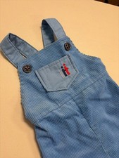 Vintage Healthtex Baby Blue Corduroy Overalls 18 Months
