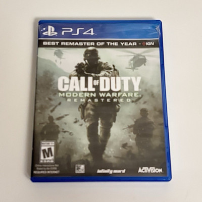 Activision Call of Duty: Modern Warfare Remastered PS4 Multiplayer/ Tested 