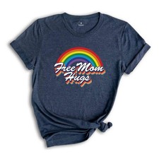 Free Mom Hugs Shirt, LGBT Shirt, LGBTQ Shirt, Rainbow Pride Shirt, Pride Month S