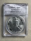 KEY DATE 1986  American Silver Eagle FIRST YEAR OF ISSUE ANACS MS69 - 31001G