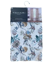 NEW Tahari Home Pheasant Bird Cotton Drapes Floral 50"x84” Window Panels 2PC