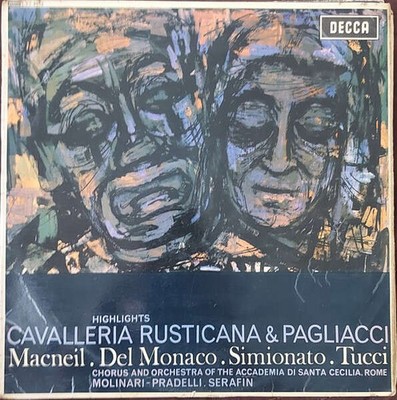 Cornell Macneil . Mario Del Monaco . Giulietta Simionato .