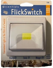 Essentials Flick Switch Led Light, 120 Lumens for Closet, Hallway, Dorm, Desk