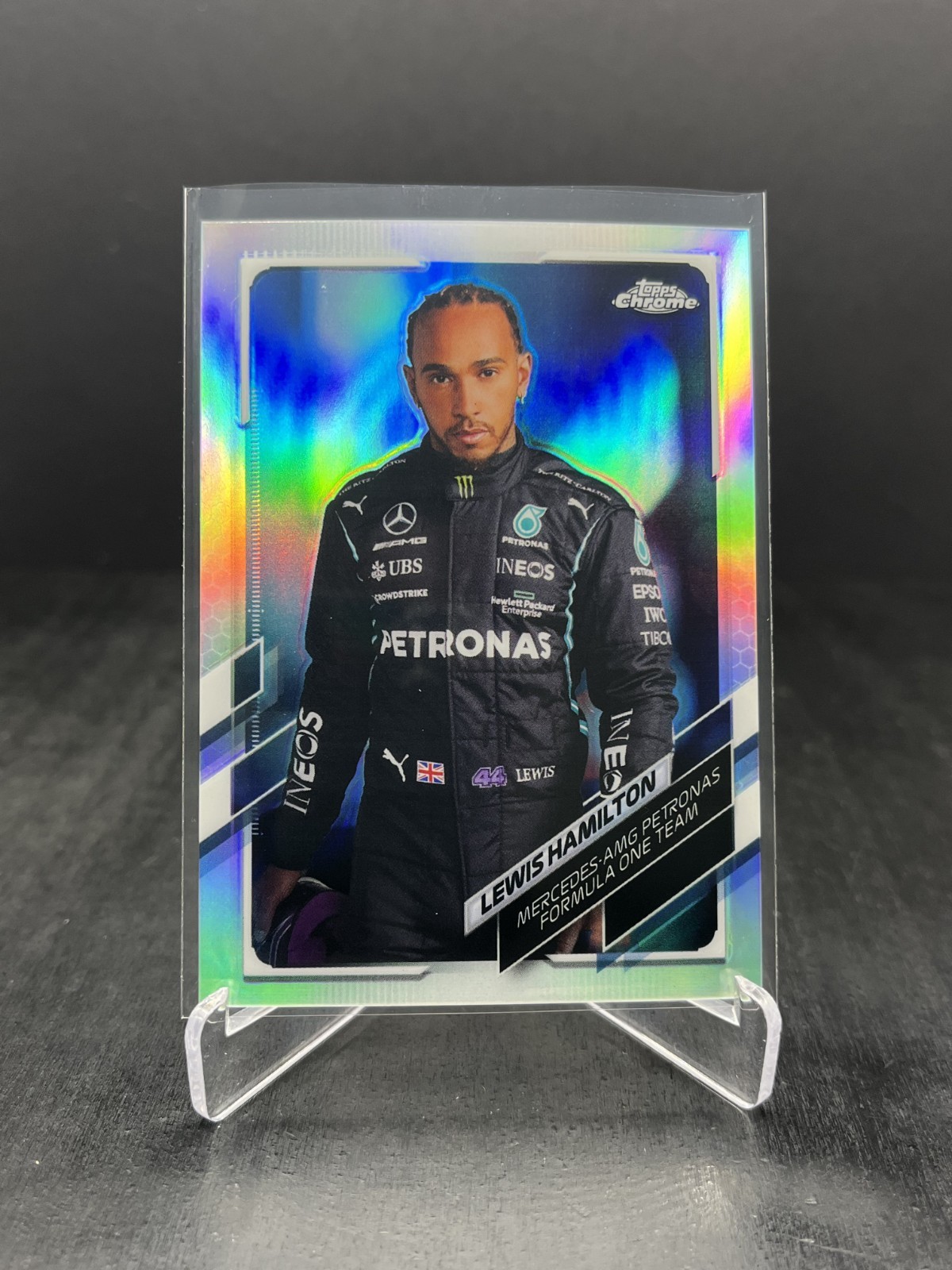 2021 Topps Chrome Formula 1 F1 Lewis Hamilton Portrait Refractor #1