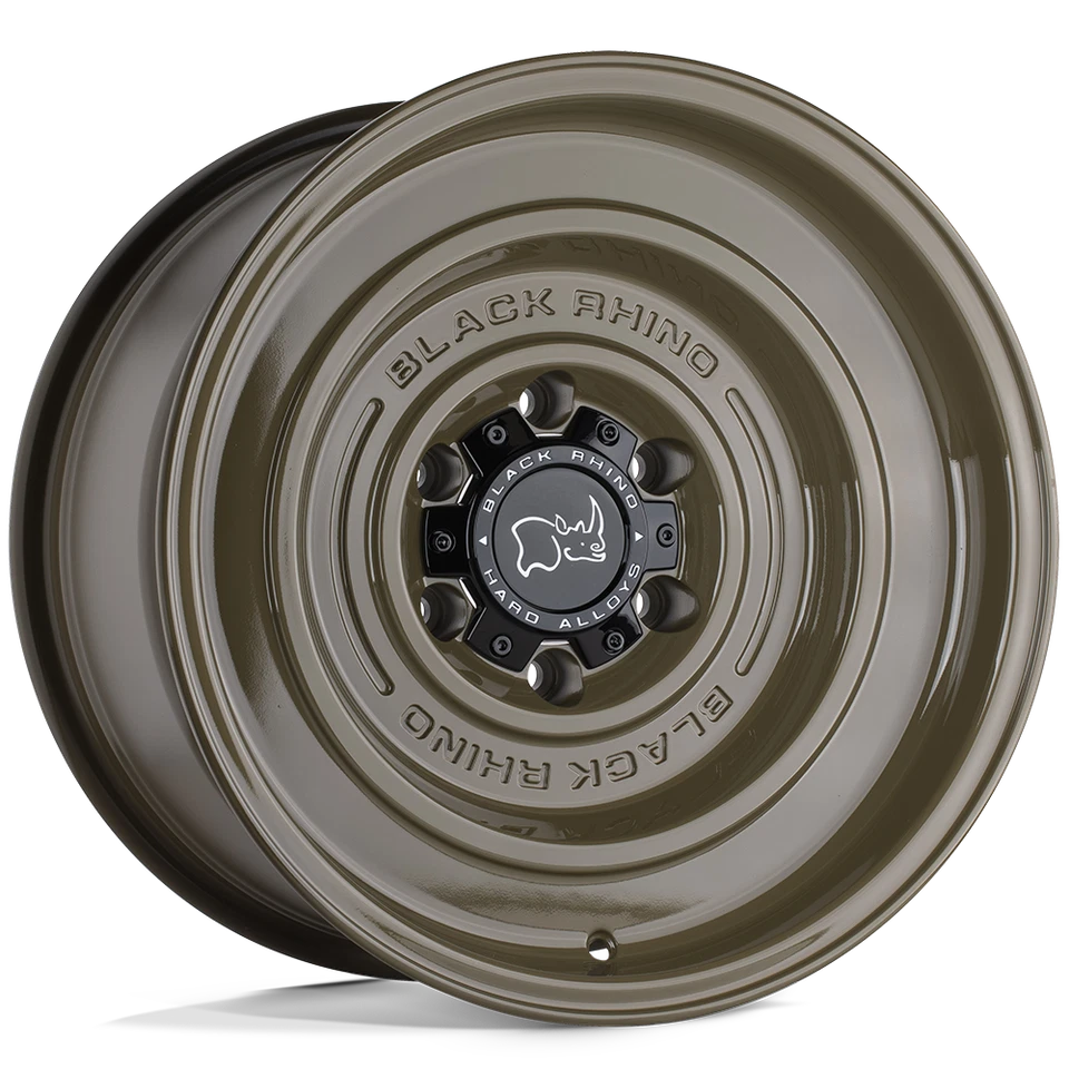 Rinoceronte negro 17X9,5 sólido 6x5,5 -12 mm verde cocodrilo brillante Foto 4 de 4