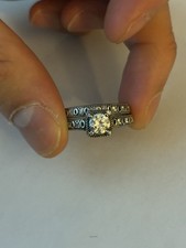 Silver Wedding/engagement Ring Size 8.5 