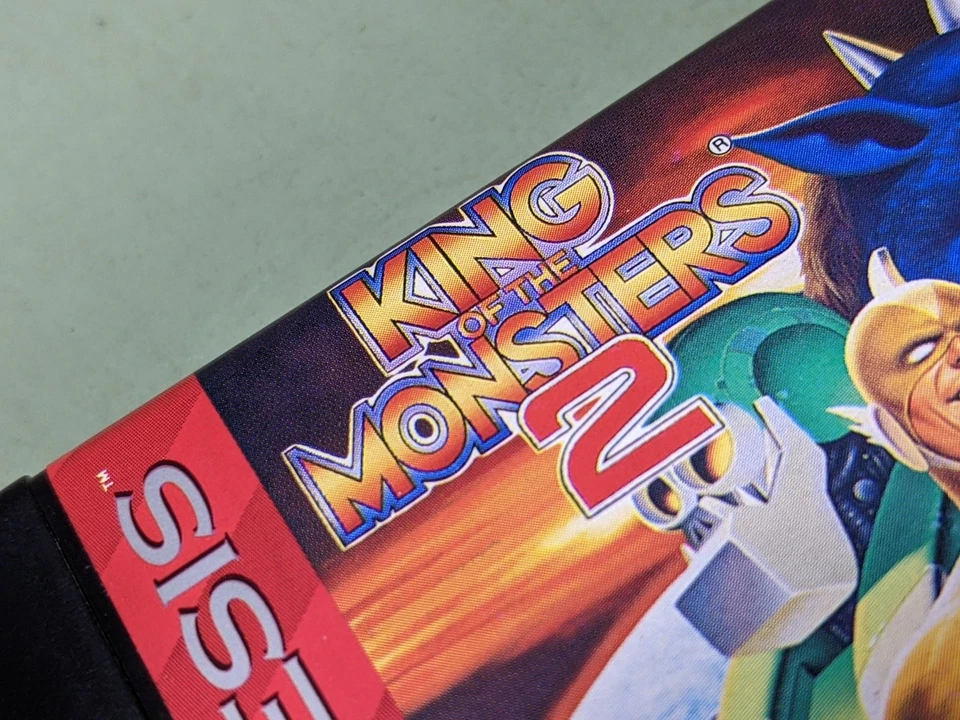 Cartucho y estuche King of the Monsters 2 Sega Genesis Foto 4 de 4