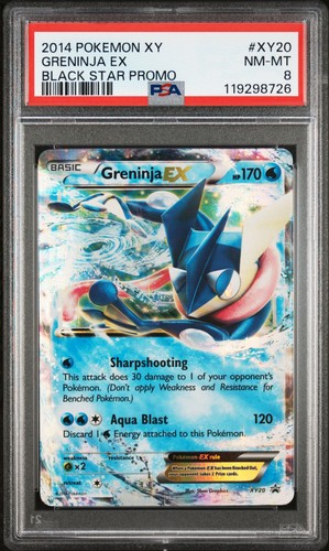 Greninja-EX graded PSA 8 for sale on eBay