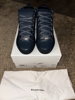 Balenciaga Arena High Bleu Petrole Size 41/8 (runs Big) 100