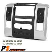 Center Dash Radio Trim Bezel Fit For 2009 2010 2011 2012 Dodge Ram 15002500 Center Dash Radio Trim Bezel Fit For 2009 2010 2011 2012 Dodge Ram 15002500