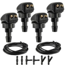 2PCS 5182327AA Windshield Washer Nozzles Kit Compatible with Dodge Charger Chall