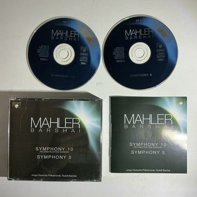 Mahler: Symphony Nos. 10 Reconstruction Barshai & 5 2 CD  BOX SET 