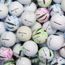 TaylorMade SpeedSoft Golf Balls Grade A Grade B Mixed White & Ink Lake Balls