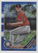 2019 Bowman Chrome Prospects Blue Shimmer Refractor 140/150 Forrest Whitley 2l4