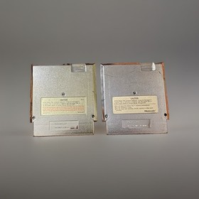 NES Gold Zelda I & Zelda II Original Nintendo Cartridges w/Well Kept Gold Finish