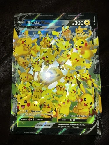 JUMBO Pikachu V Union Card SWSH141 Oversized Promo Pokémon Celebrations 25th NM