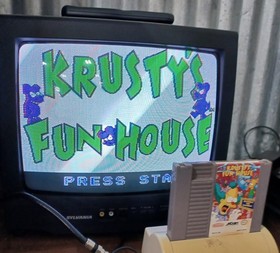 Krusty's Fun House Nintendo NES Cart Only - Authentic Tested