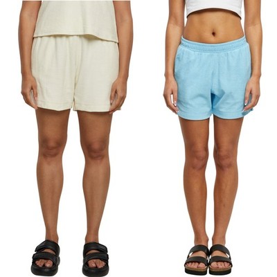 Urban Classics Women's Relaxed Cotton Towel Shorts New