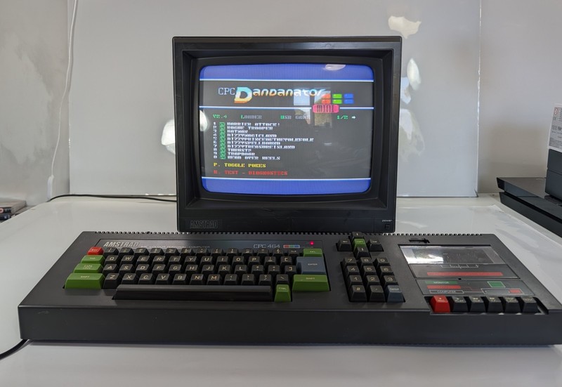 Amstrad CPC 464 Colour Computer Bundle with CTM640 Monitor & Dandanator