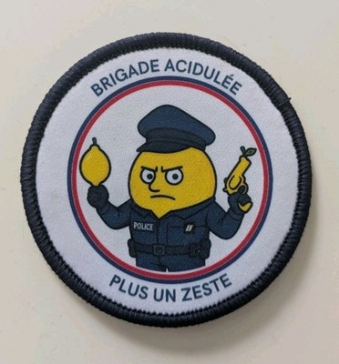 Lustiges Scratch Aufnäher, Polizist PN, PM