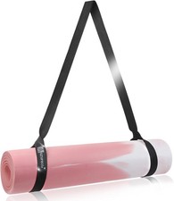  MAT NOT Included Yoga Mat Sling, Straps for Carrying, 2-black