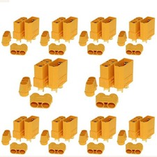 10 Pair XT90 Male Female Bullet Connectors Power Plugs for RC Lipo Battery Motor