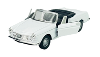 Welly Old Timer Peugeot 404 Cabriolet Weiss 1:34 Die Cast Metal Neu Im Kasten