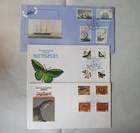 AUSTRALIA - 1983/4 - REPTILES / BUTTERFLIES / SHIPS - 3 x FIRST DAY COVERS #1415