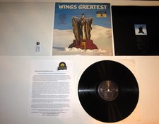 Wings (Paul McCartney) Greatest '78 1st USA Analog VG++ Ultrasonic CLEAN