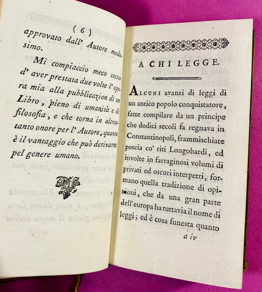 Cesare BECCARIA - Dei Delitti e Delle Pene - 1780 - ABE - Photo 4/4