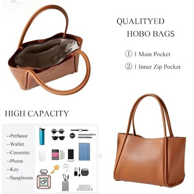 High-Quality Durable Tote Handbag Casual Practical Minimalist Large Shoulder Bag