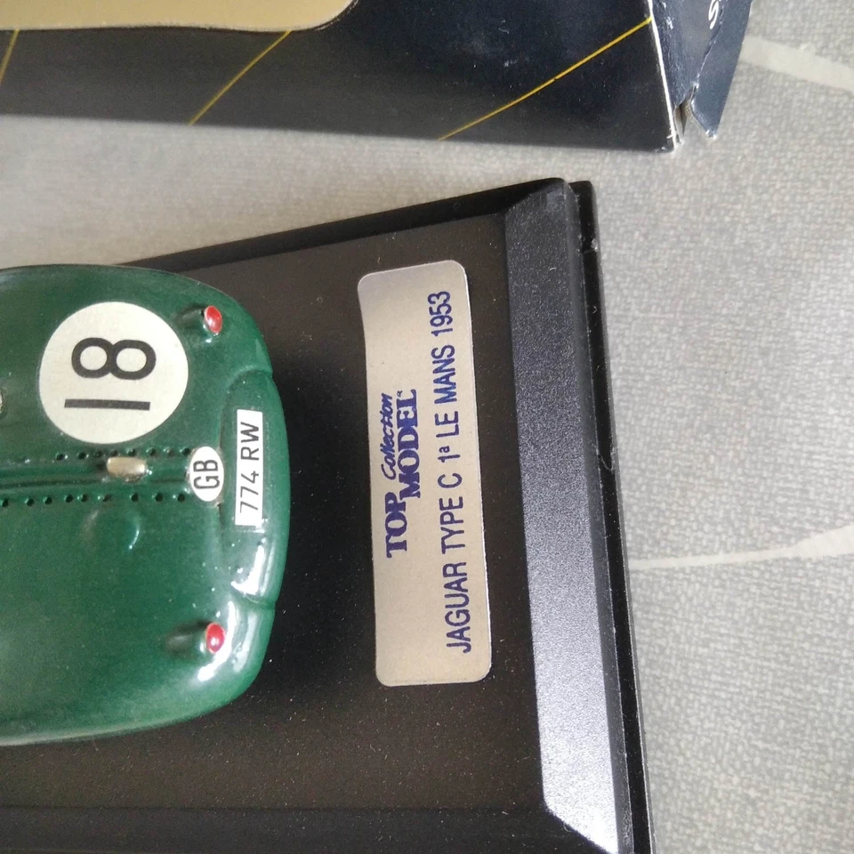JAGUAR C-type Le Mans 1953 - miniature 1/43 TOP MODEL Italy [252] - Photo 3/4