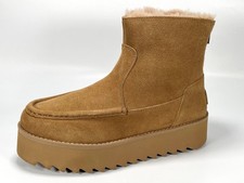 RRP £170 Brand New UGG Classic Rising Women's Camel Brown Leather Boots Size 6