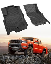 All Weather Guard Floor Mats for Nissan Frontier 2026 2025 2024-2022, Heavy D...