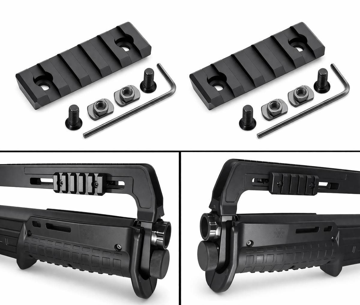 TRINITY Picatinny Rail System for Kel-Tec KS7 12 Gauge Pump Dual