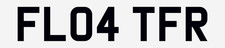 FLOATER ! SEWER DRAIN JETTING VAN REG NUMBER PLATE FL04 TFR / POWER JET LOO POO