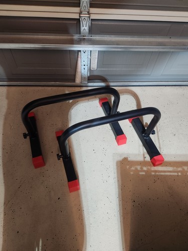 Rubberbanditz Parallettes Push Up & Dip Bars, Heavy Duty, Non-Slip